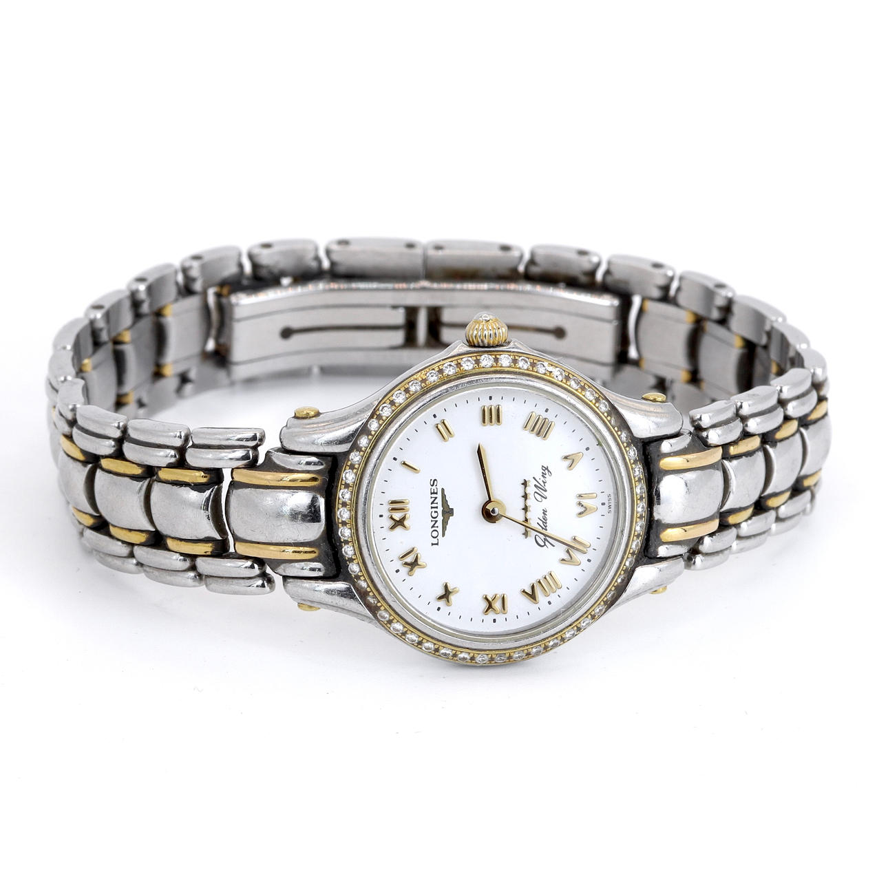 LONGINES DIAMOND SET WATCH