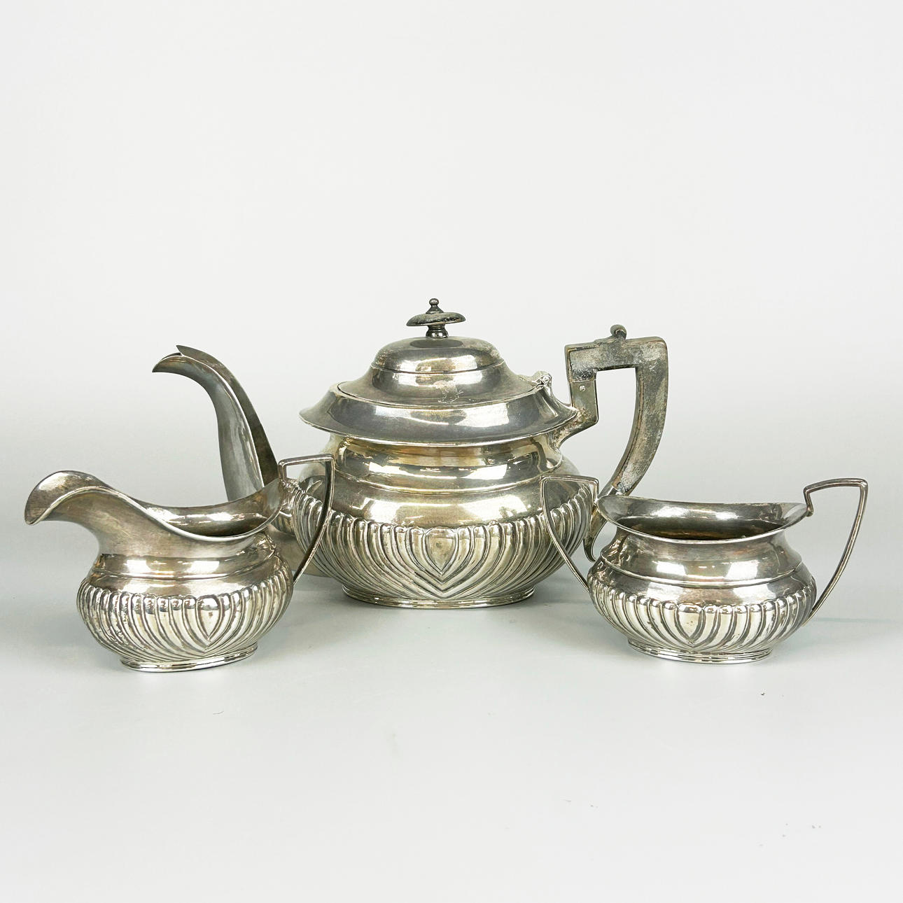 THREE PIECE SILVER TEASET