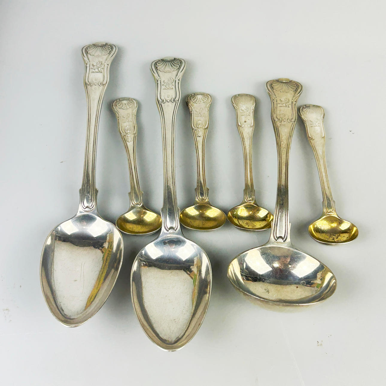 7 GEORGIAN SILVER SPOONS