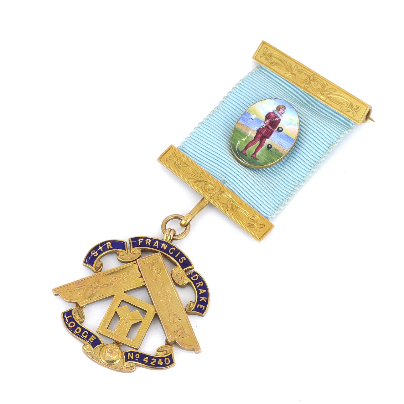 9CT GOLD MASONIC MEDAL