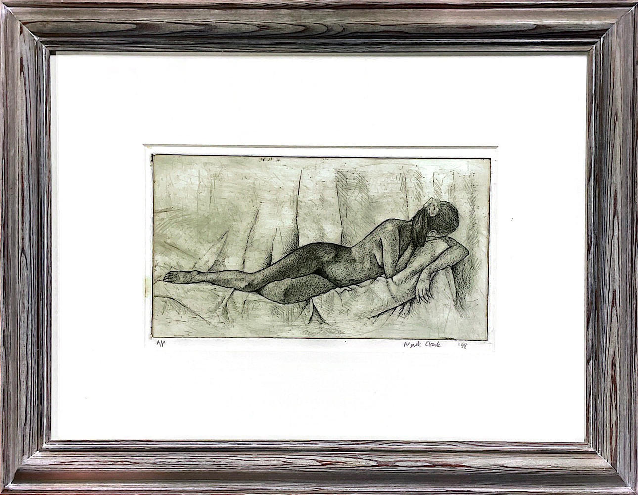 MARK CLARK. SIGNED ENGRAVING