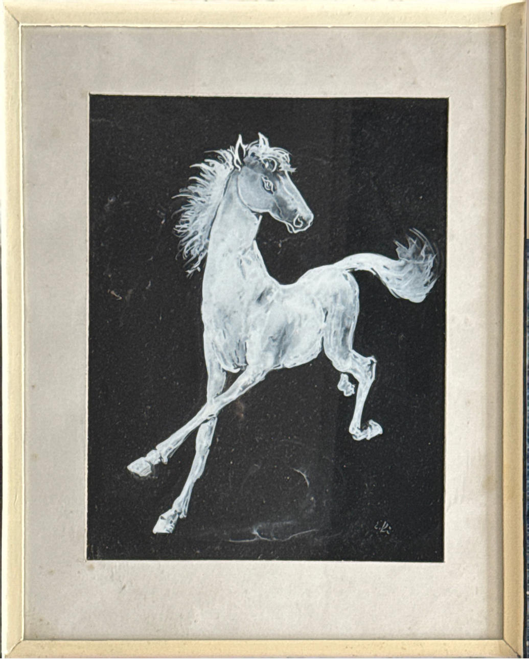 ERHARD KIRSCHSTEIN. FRAMED PRINT