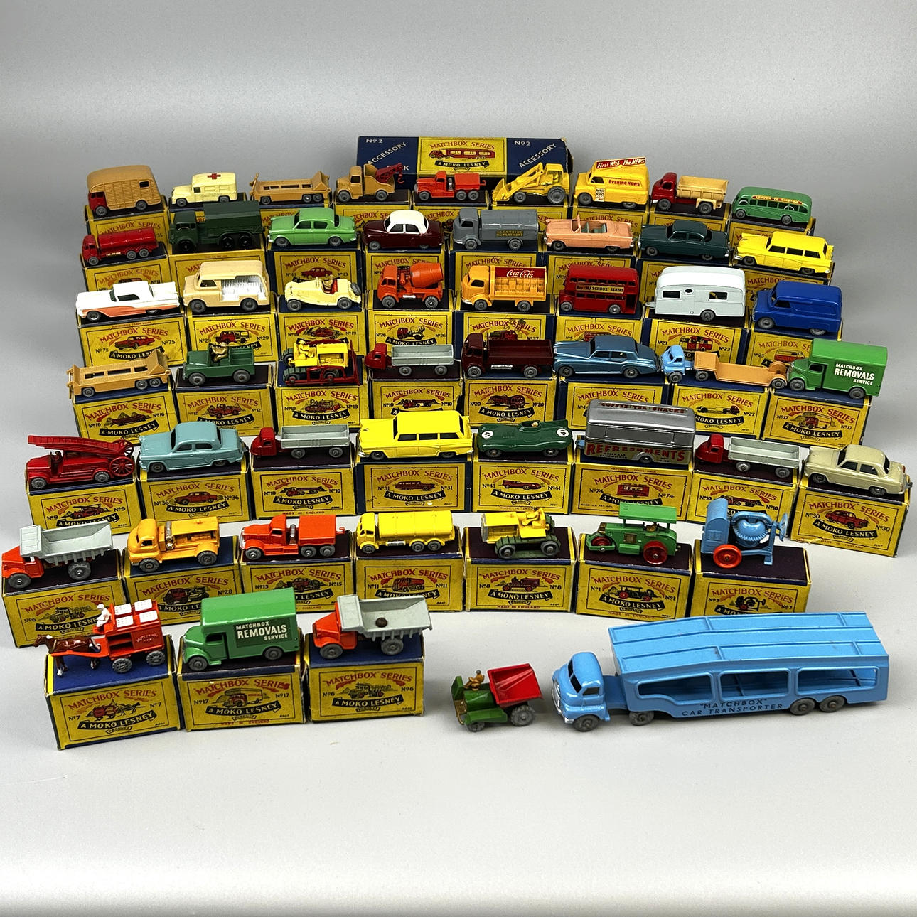 53 MATCHBOX DIECAST VEHICLES
