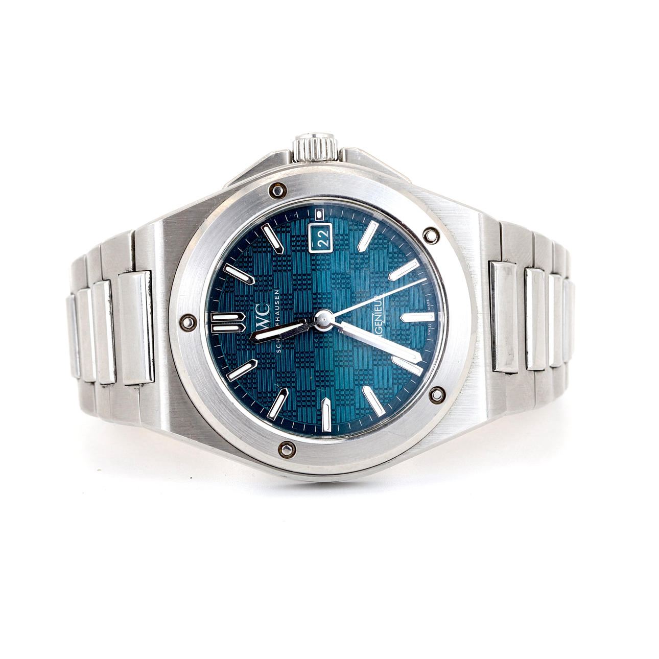 IWC INGENIEUR AQUA GREEN WRISTWATCH