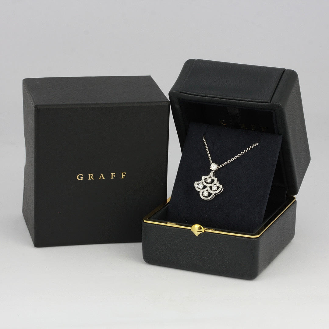GRAFF 18CT GOLD DIAMOND NECKLACE
