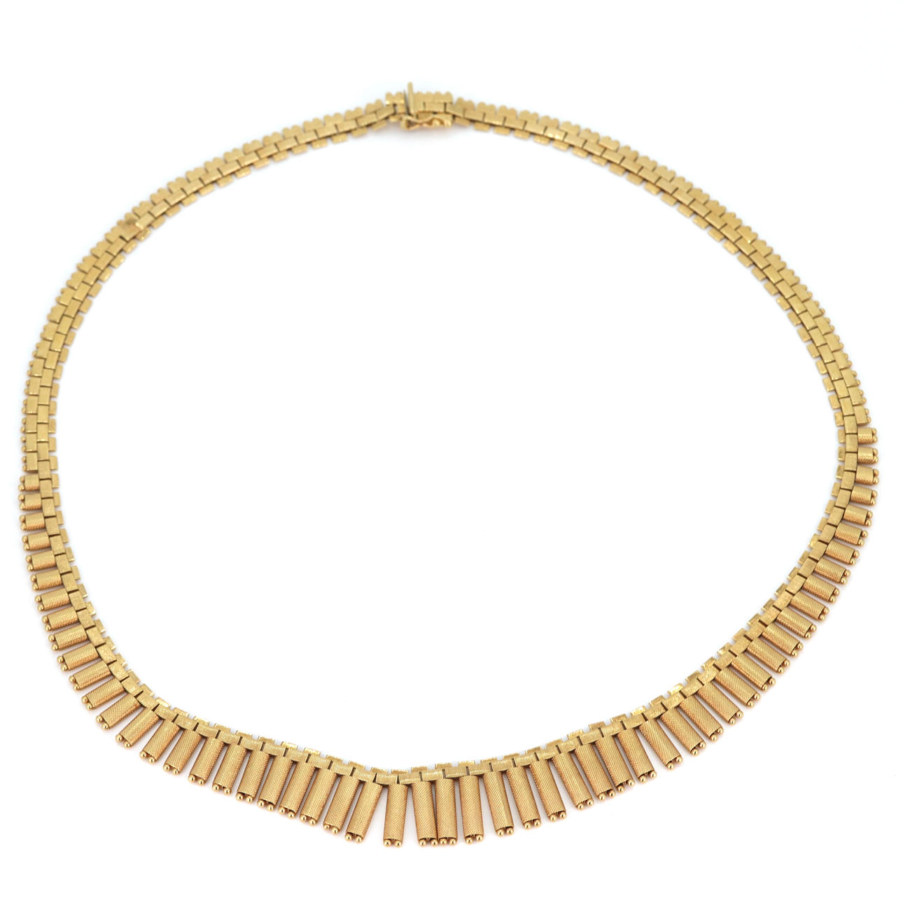 1970'S 18CT GOLD VINTAGE NECKLACE